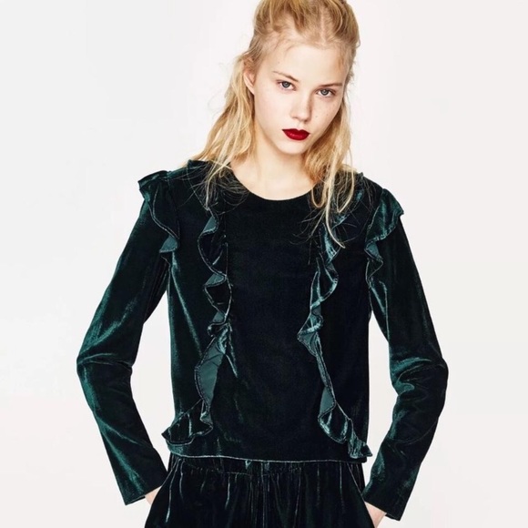 Zara Tops - Zara Jade Velvet Top